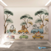 PAPEL DE PAREDE SAFARI AQUARELA - 026