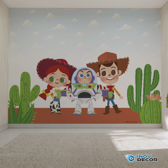 PAPEL DE PAREDE DESENHO ANIMADO - 021 - Imagem 3