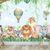 PAPEL DE PAREDE SAFARI AQUARELA – 034