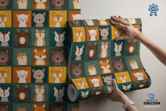 PAPEL DE PAREDE BABY PATTERNS - 0001 - Imagem 2