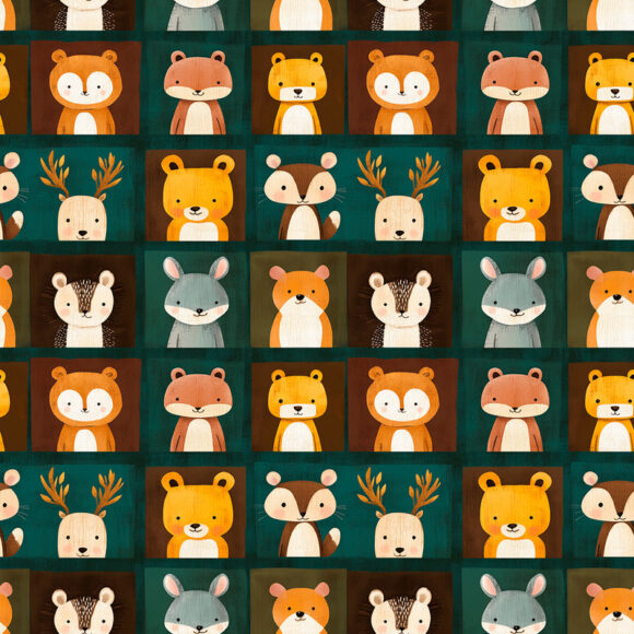 PAPEL DE PAREDE BABY PATTERNS - 0006