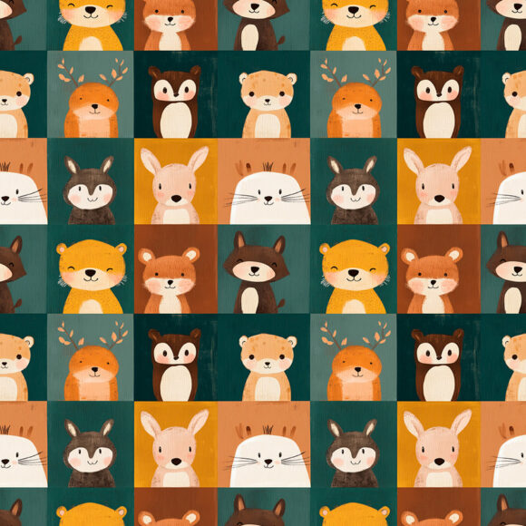 PAPEL DE PAREDE BABY PATTERNS - 0007