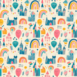 PAPEL DE PAREDE BABY PATTERNS - 0015