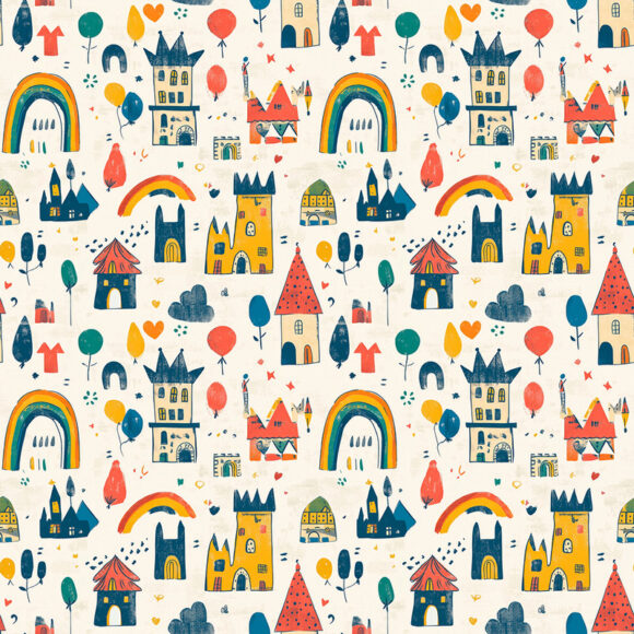 PAPEL DE PAREDE BABY PATTERNS - 0017