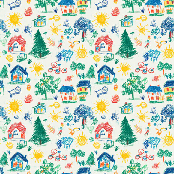 PAPEL DE PAREDE BABY PATTERNS - 0021