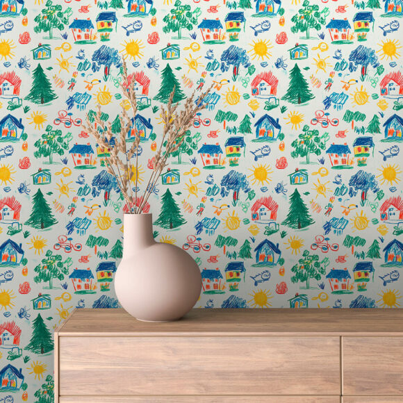 PAPEL DE PAREDE BABY PATTERNS - 0021 - Imagem 3