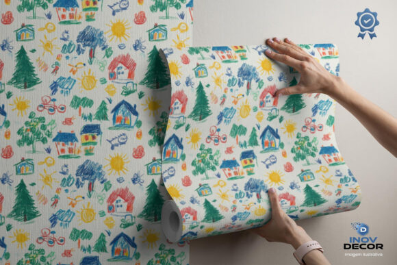 PAPEL DE PAREDE BABY PATTERNS - 0021 - Imagem 2