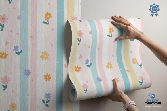 PAPEL DE PAREDE BABY PATTERNS - 0022 - Imagem 2