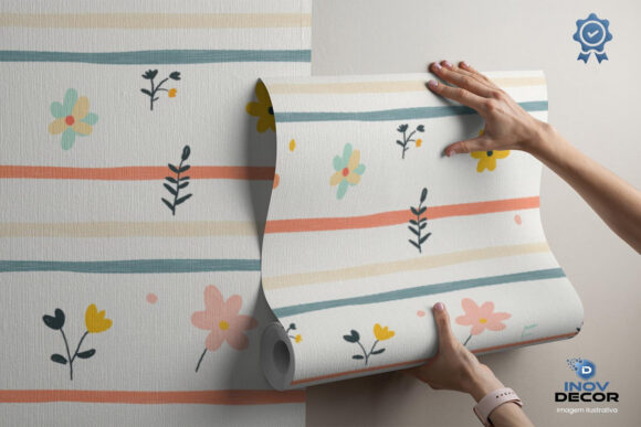 PAPEL DE PAREDE BABY PATTERNS - 0023 - Imagem 2