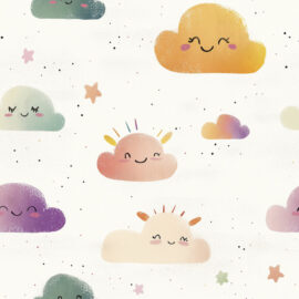 PAPEL DE PAREDE BABY PATTERNS - 0024