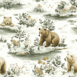 PAPEL DE PAREDE BABY PATTERNS - 0034