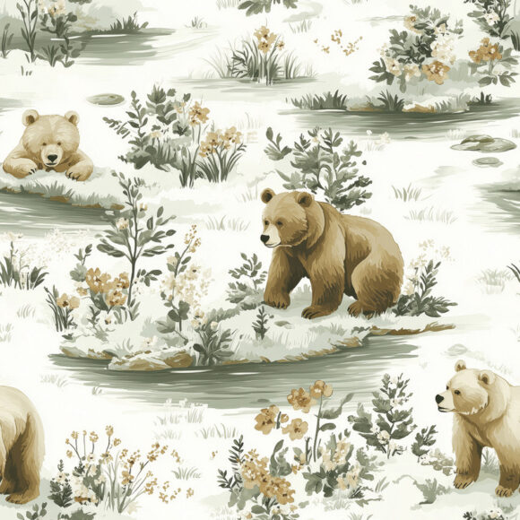PAPEL DE PAREDE BABY PATTERNS - 0034