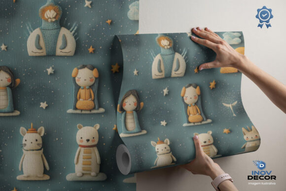 PAPEL DE PAREDE BABY PATTERNS - 0041 - Imagem 2