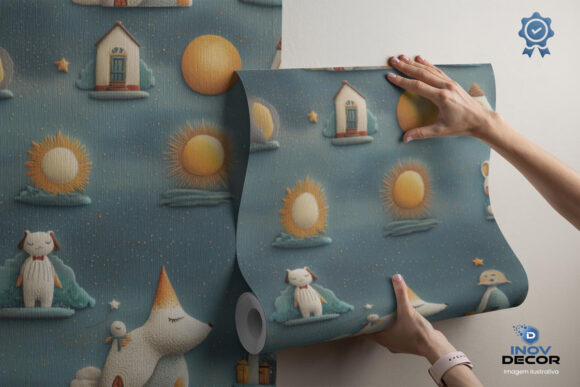 PAPEL DE PAREDE BABY PATTERNS - 0042 - Imagem 2