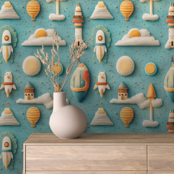 PAPEL DE PAREDE BABY PATTERNS - 0043 - Imagem 3