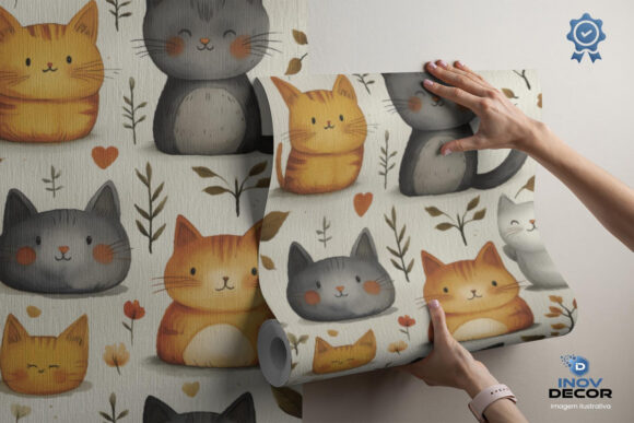 PAPEL DE PAREDE BABY PATTERNS - 0052 - Imagem 2