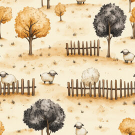 PAPEL DE PAREDE BABY PATTERNS - 0053