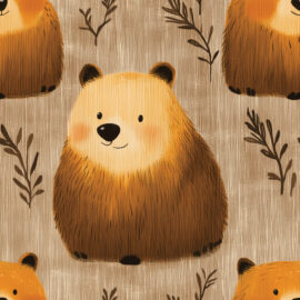 PAPEL DE PAREDE BABY PATTERNS - 0055