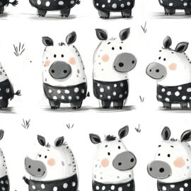 PAPEL DE PAREDE BABY PATTERNS - 0058