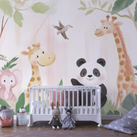 PAPEL DE PAREDE INFANTIL FEMININO - 0009