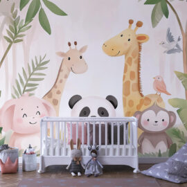 PAPEL DE PAREDE INFANTIL FEMININO - 0010