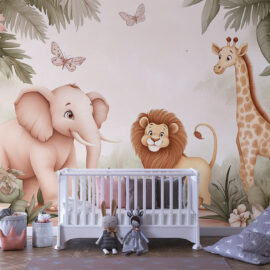 PAPEL DE PAREDE INFANTIL FEMININO - 0012
