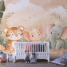 PAPEL DE PAREDE INFANTIL FEMININO - 0013