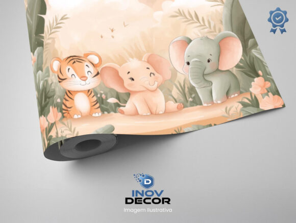 PAPEL DE PAREDE INFANTIL FEMININO - 0013 - Imagem 2