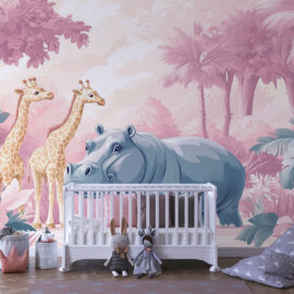 PAPEL DE PAREDE INFANTIL FEMININO - 0014