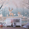 PAPEL DE PAREDE INFANTIL FEMININO - 0018