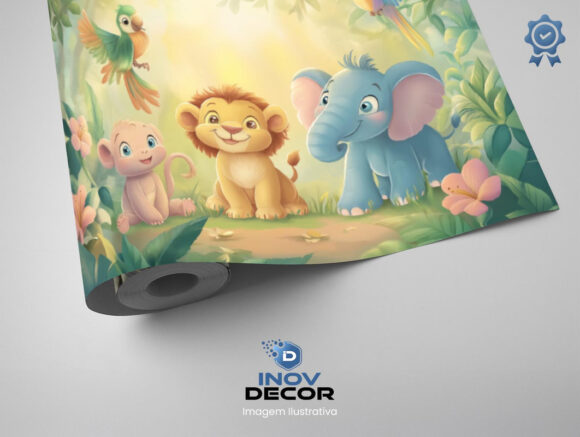 PAPEL DE PAREDE INFANTIL FEMININO - 0029 - Imagem 2