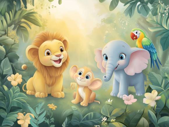 PAPEL DE PAREDE INFANTIL MASCULINO - 0030 - Imagem 3