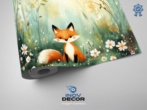 PAPEL DE PAREDE INFANTIL FEMININO - 0085 - Imagem 2