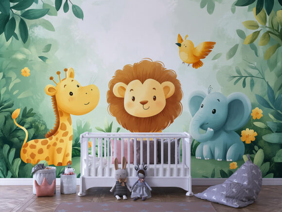 PAPEL DE PAREDE INFANTIL MASCULINO - 0034