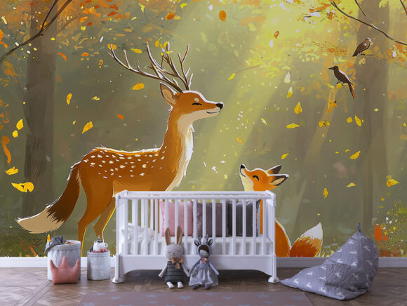 PAPEL DE PAREDE INFANTIL FEMININO - 0041
