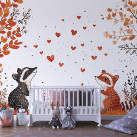 PAPEL DE PAREDE INFANTIL FEMININO - 0043