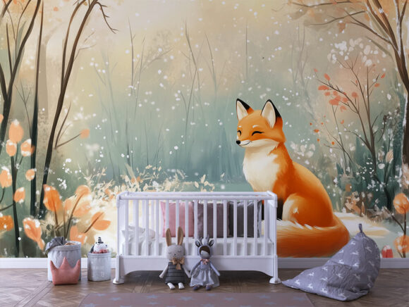 PAPEL DE PAREDE INFANTIL FEMININO - 0045