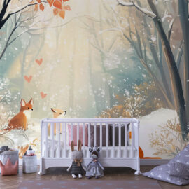 PAPEL DE PAREDE INFANTIL FEMININO - 0049