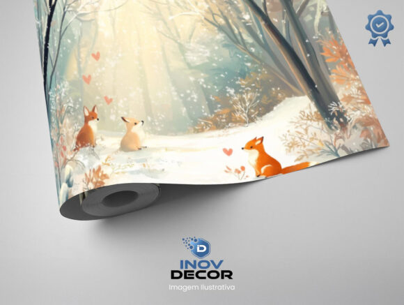 PAPEL DE PAREDE INFANTIL FEMININO - 0049 - Imagem 2