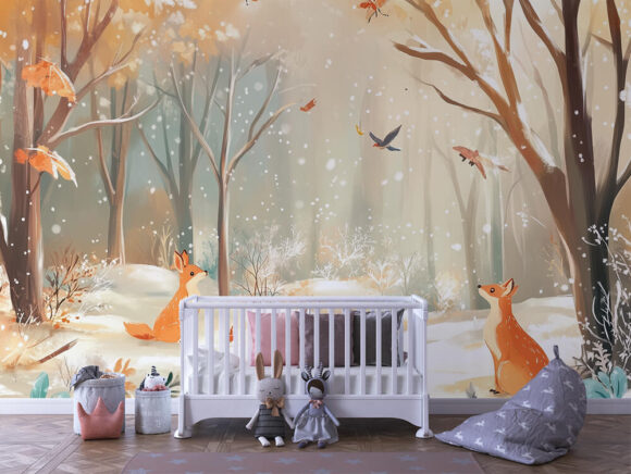 PAPEL DE PAREDE INFANTIL FEMININO - 0050