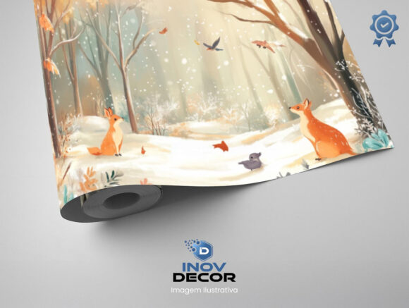 PAPEL DE PAREDE INFANTIL FEMININO - 0050 - Imagem 2