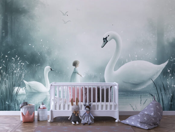 PAPEL DE PAREDE INFANTIL FEMININO - 0052