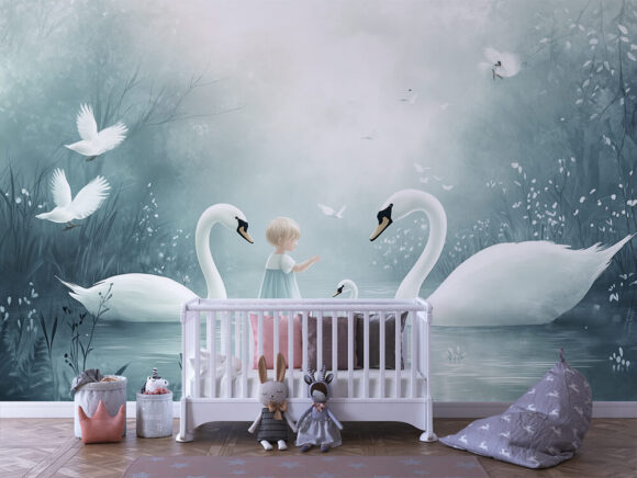 PAPEL DE PAREDE INFANTIL FEMININO - 0053