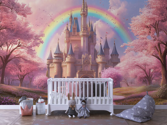 PAPEL DE PAREDE INFANTIL FEMININO - 0059