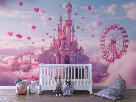 PAPEL DE PAREDE INFANTIL FEMININO - 0061