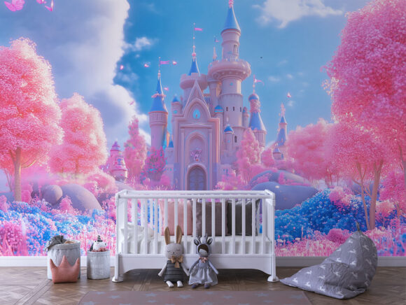 PAPEL DE PAREDE INFANTIL FEMININO - 0065