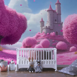 PAPEL DE PAREDE INFANTIL FEMININO - 0066