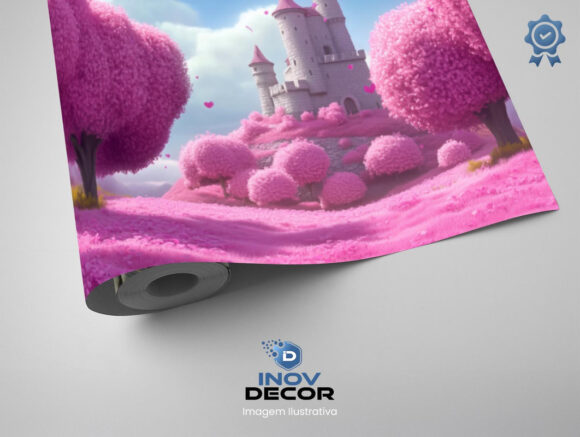 PAPEL DE PAREDE INFANTIL FEMININO - 0066 - Imagem 2