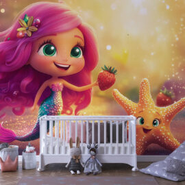 PAPEL DE PAREDE INFANTIL FEMININO - 0067