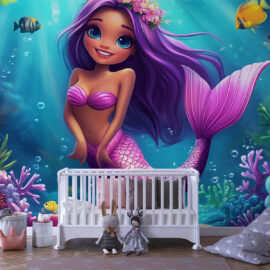 PAPEL DE PAREDE INFANTIL FEMININO - 0068